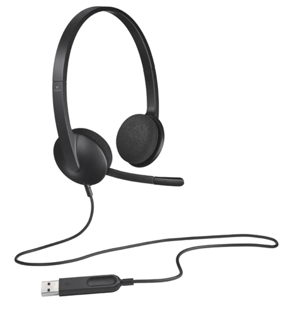 Logitech H340 USB Headset (981-000507) - Black