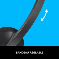 Logitech H340 USB Headset (981-000507) - Black