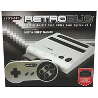 Retro-Bit NES/SNES Game Console - Silver