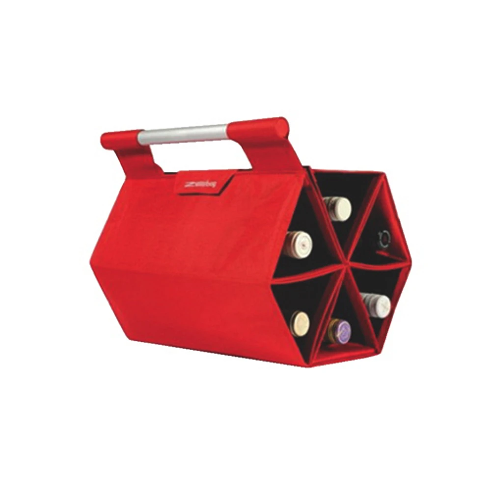 Zebag 6-Bottle Wine Bag (1201.100.06) - Red