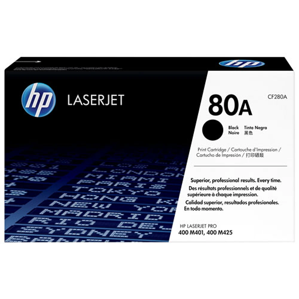 HP LaserJet 80A Black Toner (CF280A)