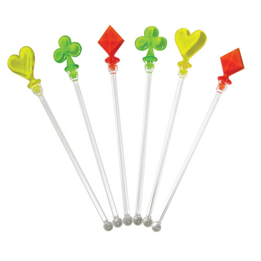 Brilliant Cocktail Stirrer - Poker (1601.079.01) - 6 Pack