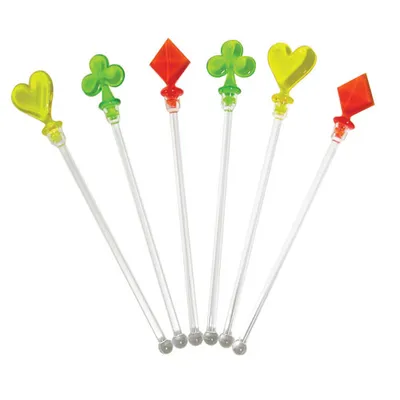 Brilliant Cocktail Stirrer - Poker (1601.079.01) - 6 Pack