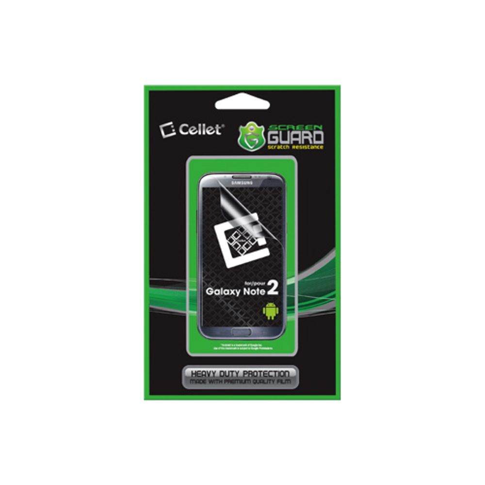 Cellet Screen Guard Samsung Galaxy Note II Screen Protector (F63528)