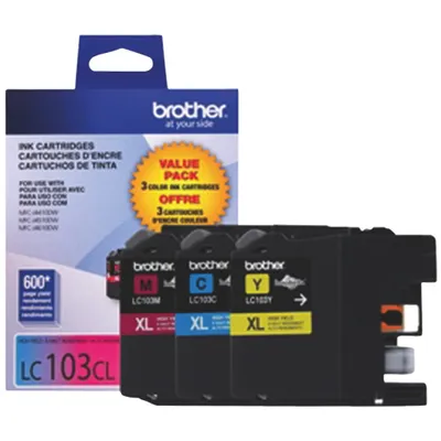 Brother LC103CL Colour Ink - 3 Pack
