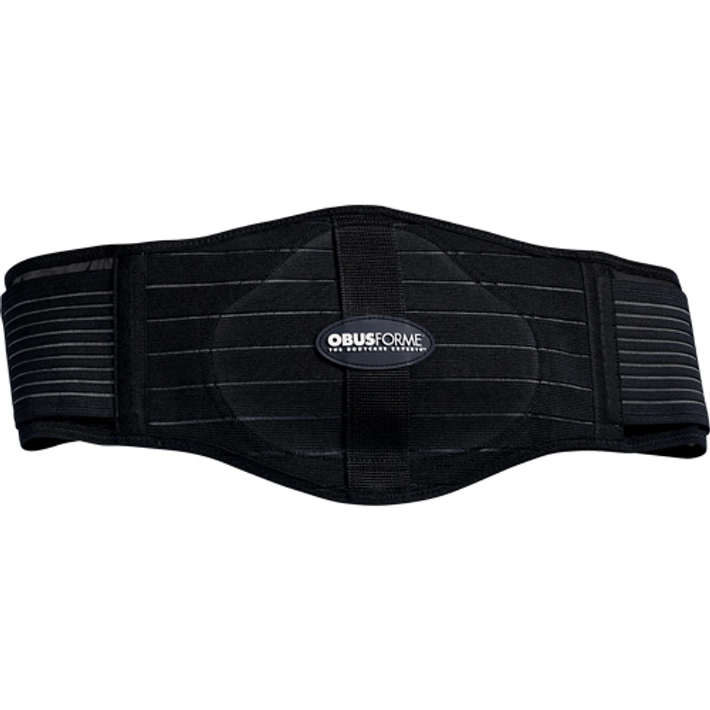 Ceinture lombaire pour homme d'ObusForme - Petit/moyen - Noir