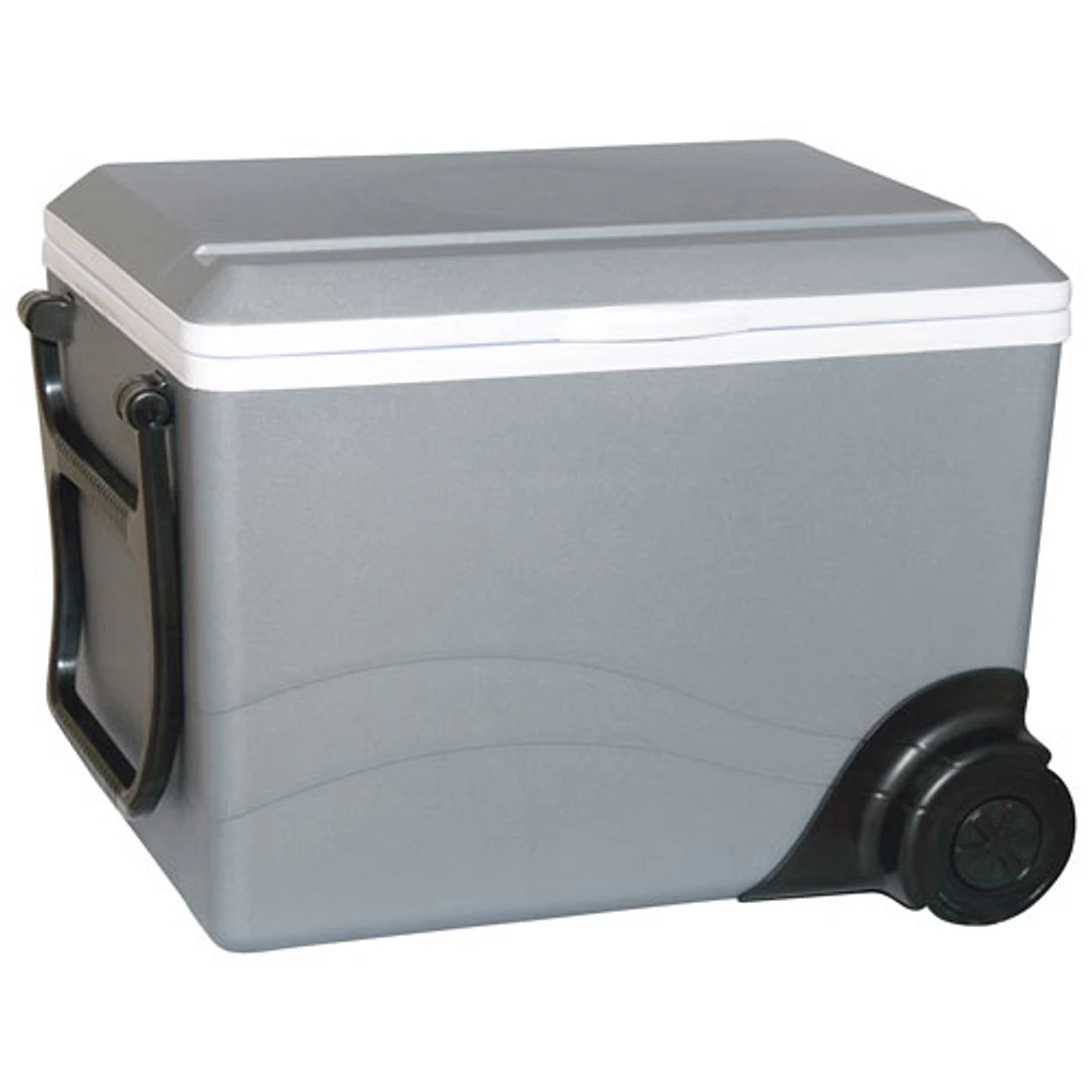 Koolatron 12V Wheeled Electric Cooler/Warmer 34L (36 Qt) - Grey