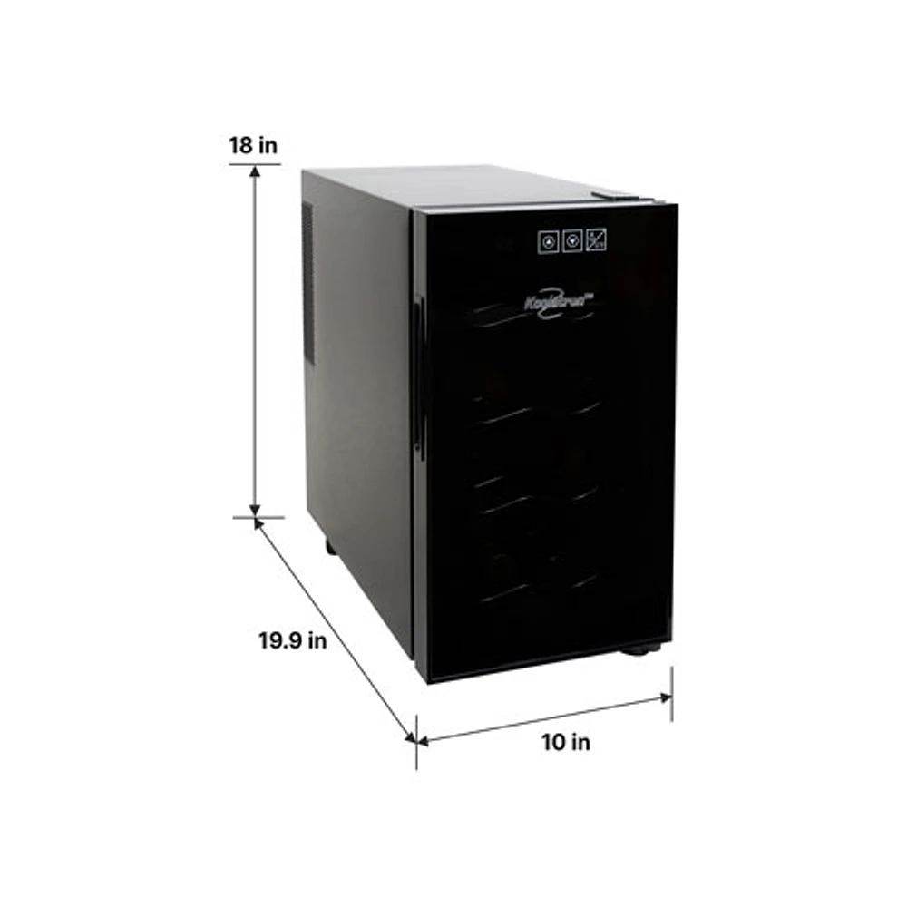 Koolatron 8-Bottle Thermoelectric Freestanding Wine Cooler / Wine Fridge