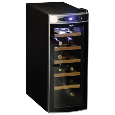 Koolatron 12-Bottle Deluxe Wine Cellar (WC12-35D) - Black