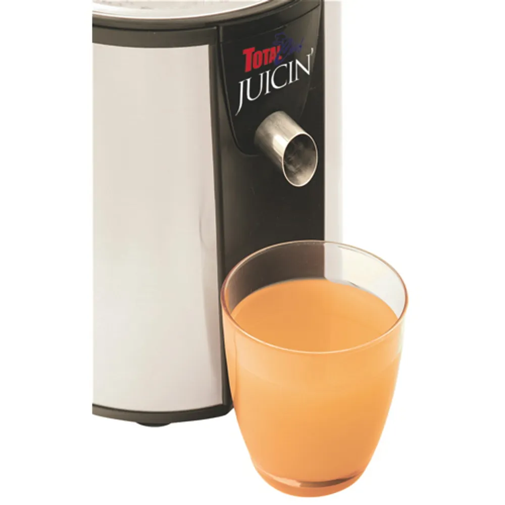 Total Chef Juicin' Wide Mouth Centrifugal Juicer - Black/Silver