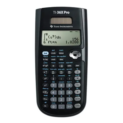 Texas Instruments Scientific Calculator (36PRO/TBL/2L1)