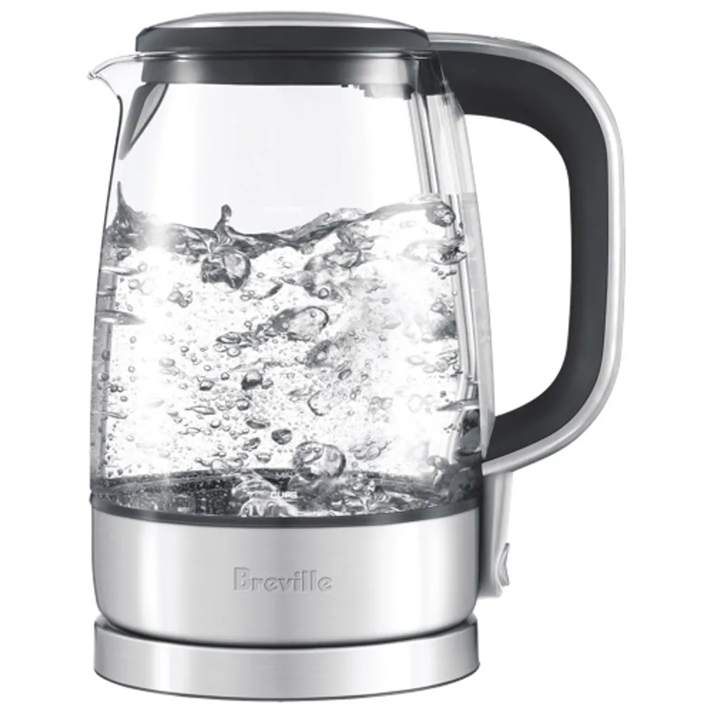 Bouilloire électrique Crystal Clear de Breville - 1,7 l - Verre