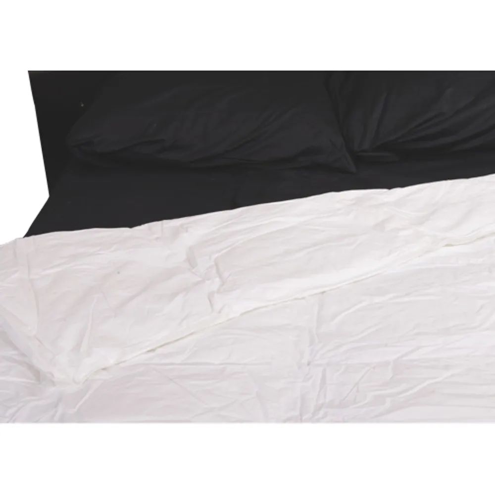 Maholi Ambassador Collection 233 Thread Count Microfibre Gel Duvet - Double/Full - White (OMD-001D)