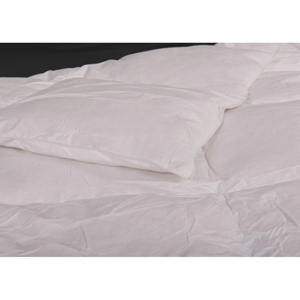 Couette en plumes d'oie contexture 233 collection Royal Elite de Maholi - Lit simple - Blanc