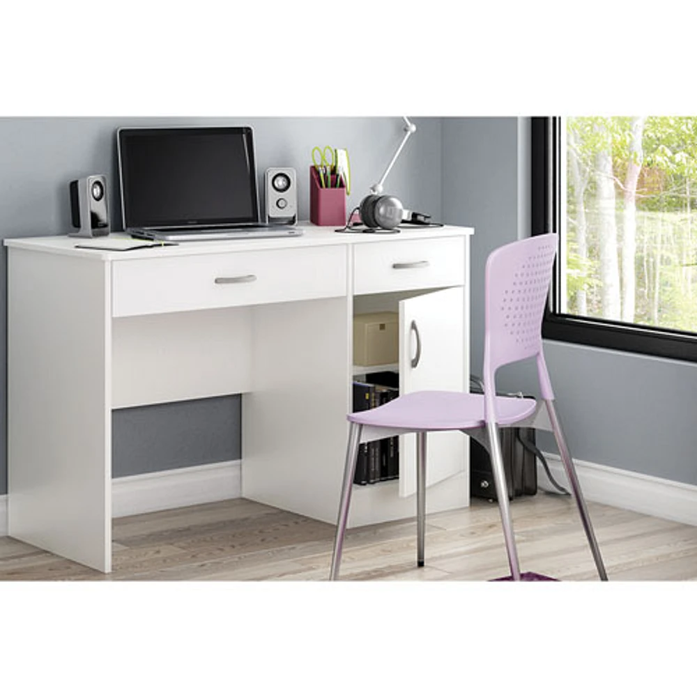 Axess Contemporary Desk - White