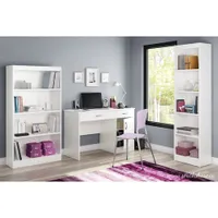 Axess Contemporary Desk - White