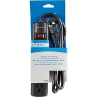 Dynex 0.9m (3 ft.) 4-Outlet Power Strip - Only at Best Buy