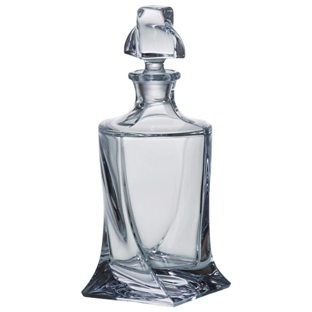 Crystalite Bohemia 900ml Quadro Whiskey Decanter