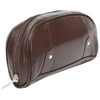 Ashlin Compact Toiletry Kit - Dark Brown