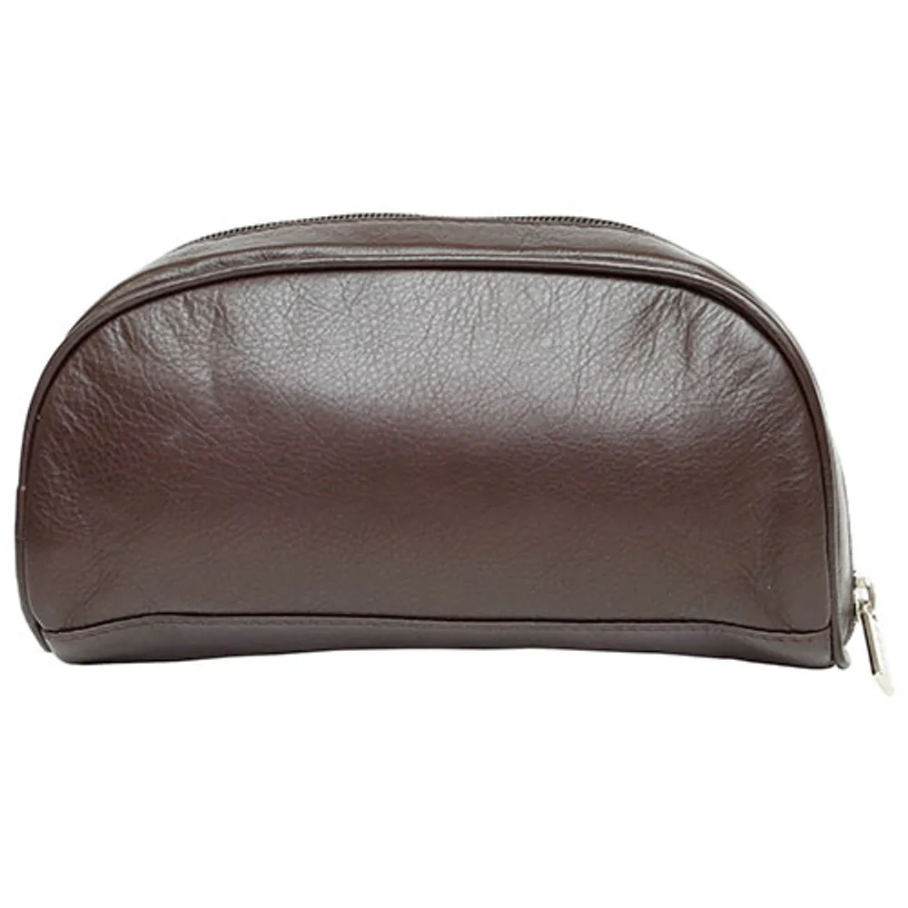 Ashlin Compact Toiletry Kit - Dark Brown