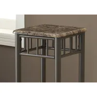 Metal Plant Table - Black/Silver