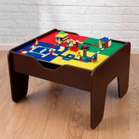 KidKraft 2-in-1 Activity Table - Espresso