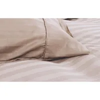 Maholi Damask Stripe Collection 233 Thread Count Cotton Sheet Set - Single/Twin