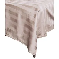 Maholi Damask Stripe Collection 300 Thread Count Egyptian Cotton Sheet Set - Queen - Sand