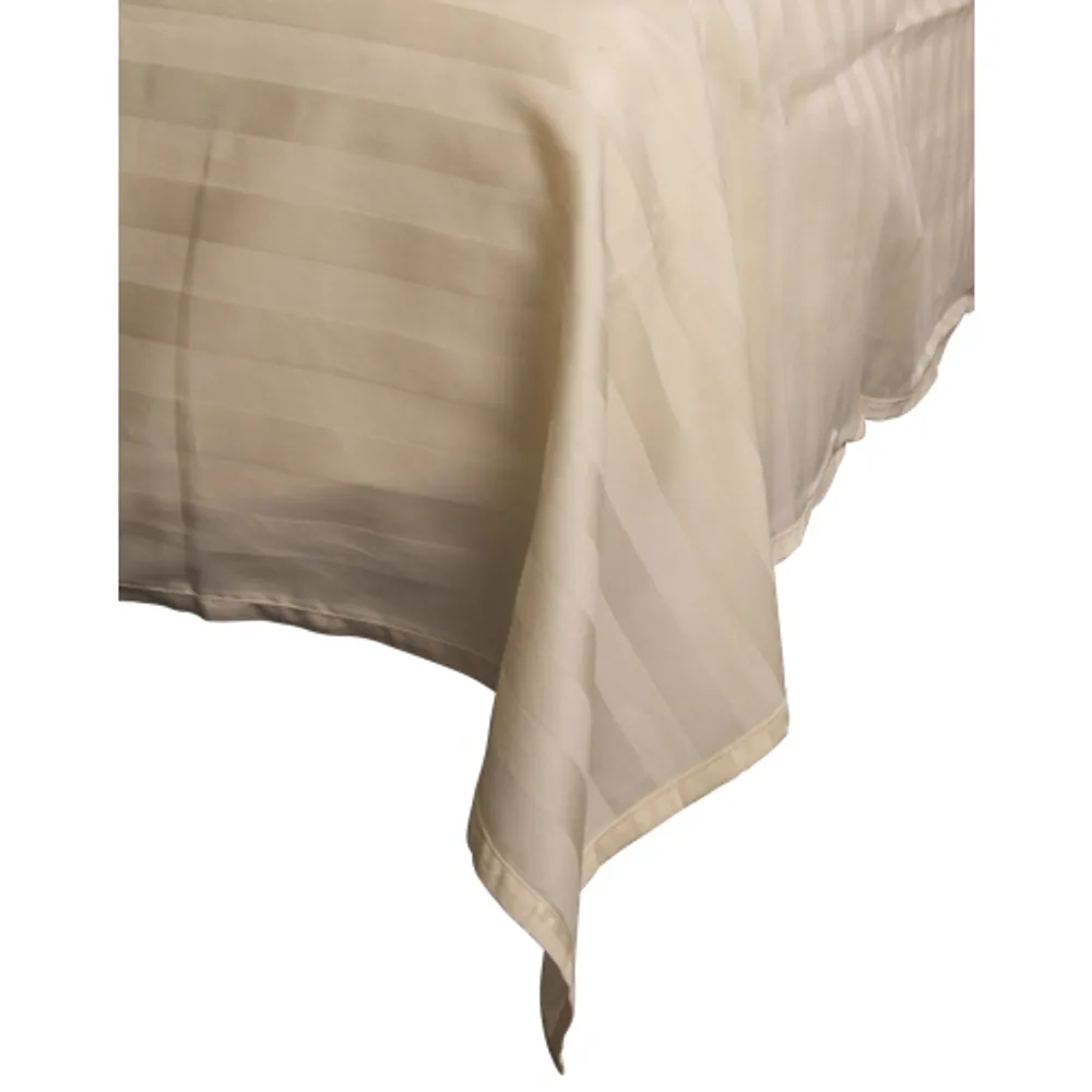 Maholi Damask Stripe Collection 300 Thread Count Egyptian Cotton Sheet Set - King