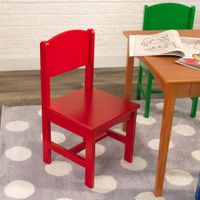 KidKraft Nantucket Table & 4-Chair Set - Honey / Primary Colours