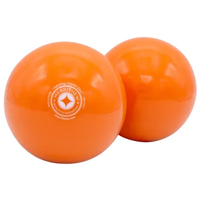 STOTT PILATES 1lb Toning Balls 2-Pack (ST-06052) - Orange