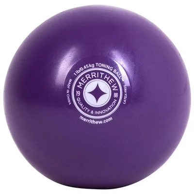 STOTT PILATES Toning Ball - 1 lb - Purple