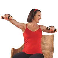 Merrithew PILATES 1.1lb Soft Dumbbell - Pair - Orange