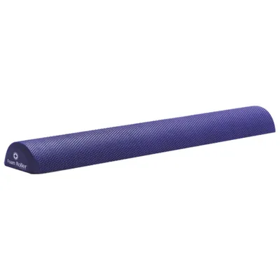 MERRITHEW Deluxe Half Foam Roller - 36" - Purple