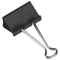 Acco 1-5/8" Binder Clips (ACC72024) - 12 Pack - Black