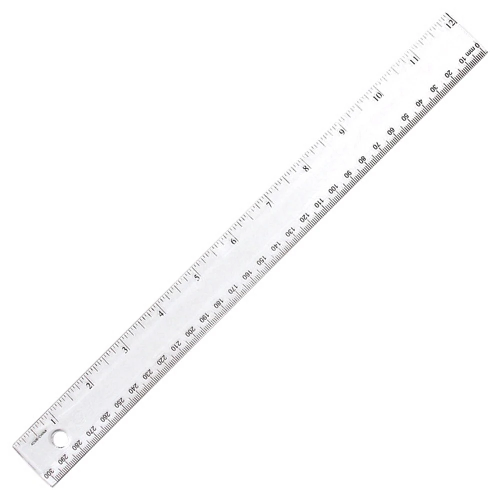 Acme United Westcott Shatterproof Plastic Ruler (ACM45012) - Clear