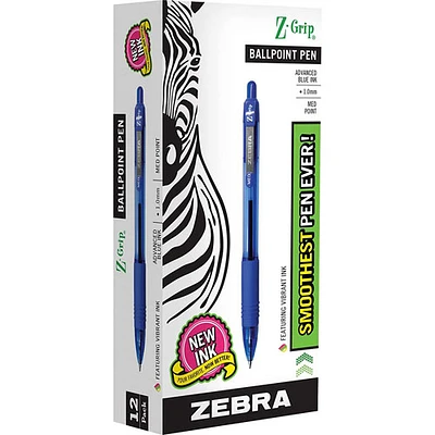 Zebra Pen Z-Grip Ballpoint Pen (ZEB22220) - Blue