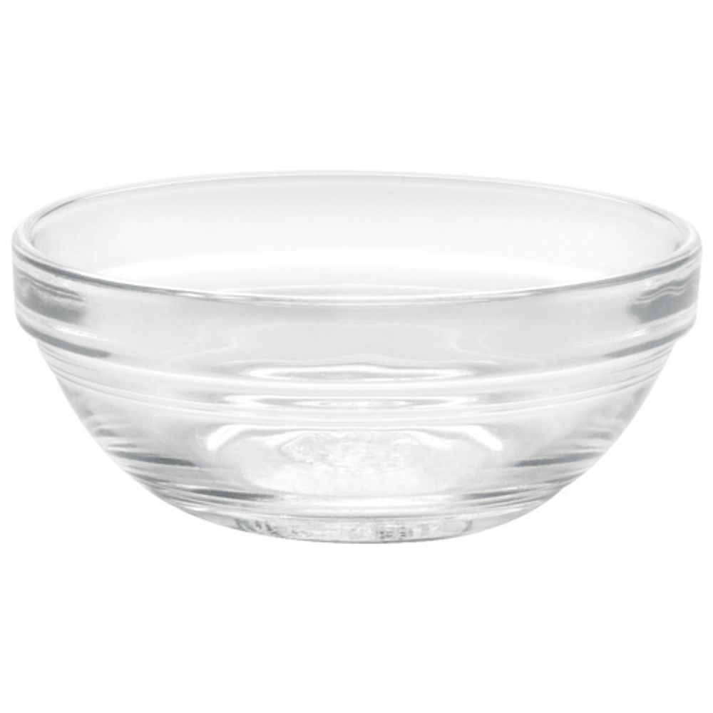 Duralex Lys 3.5" Stackable Glass Bowl - Set of 6 - Clear