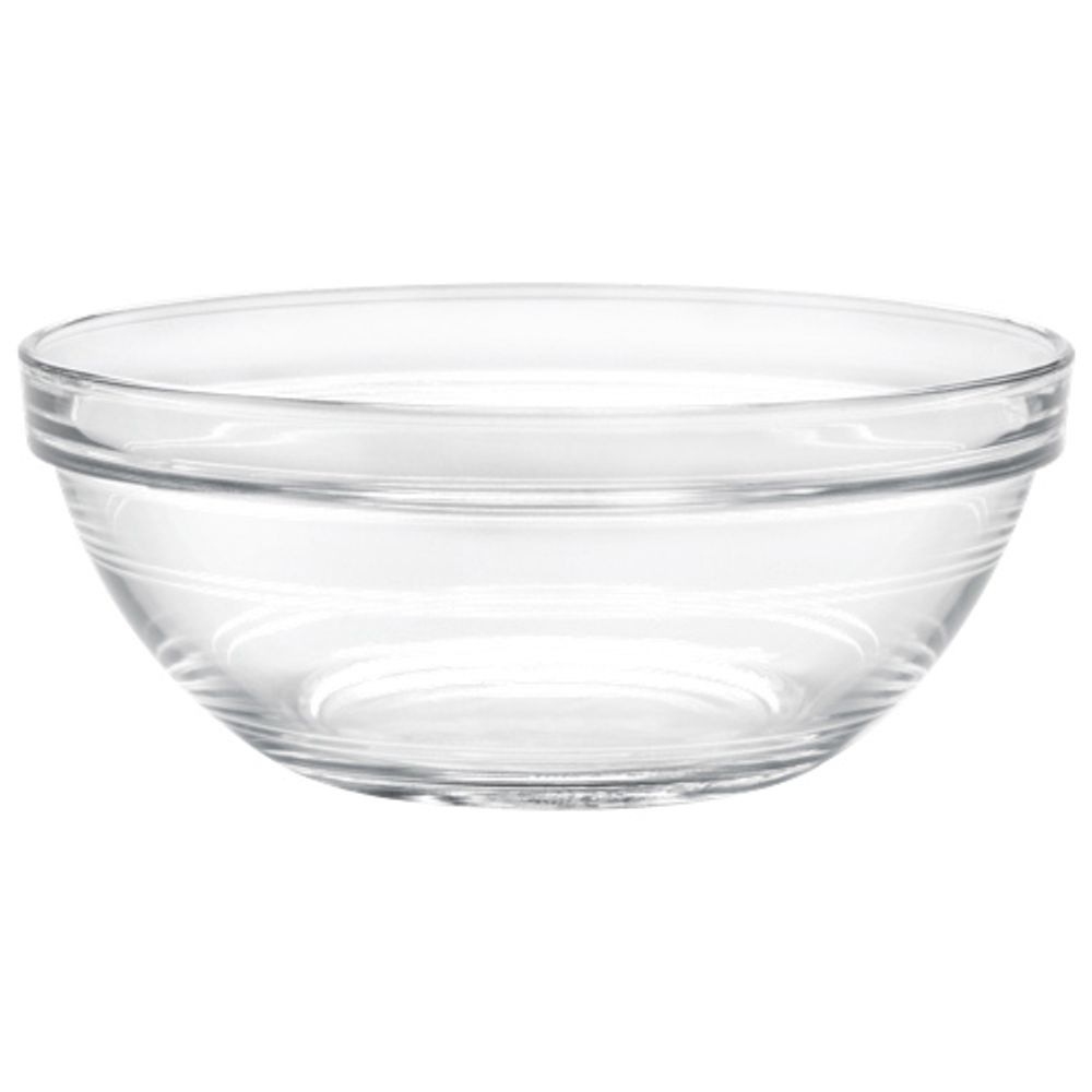 Duralex Lys 6.7" Stackable Glass Bowl - Set of 6 - Clear