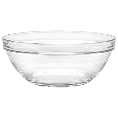 Duralex Lys 6.7" Stackable Glass Bowl - Set of 6 - Clear