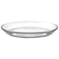 Duralex Lys 5.3" Glass Club Plate - Set of 6 - Clear