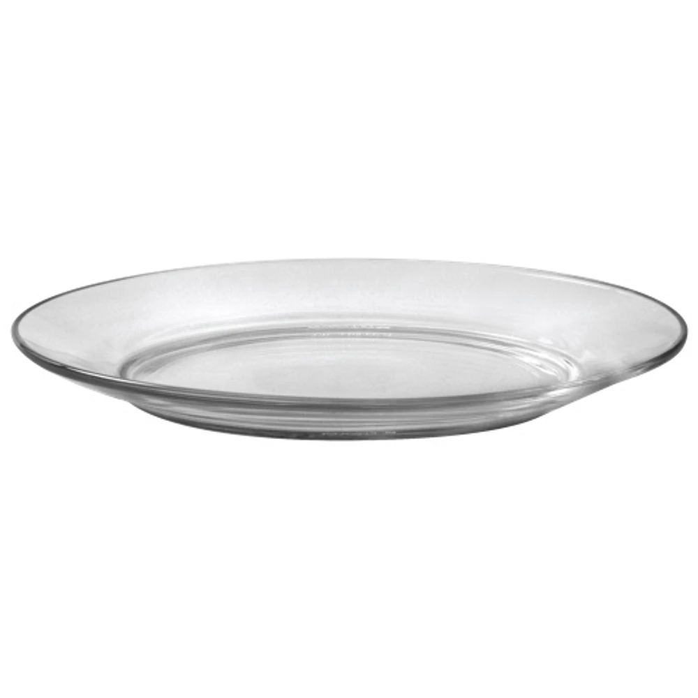 Duralex Lys 7.5" Glass Club Plate - Set of 6 - Clear