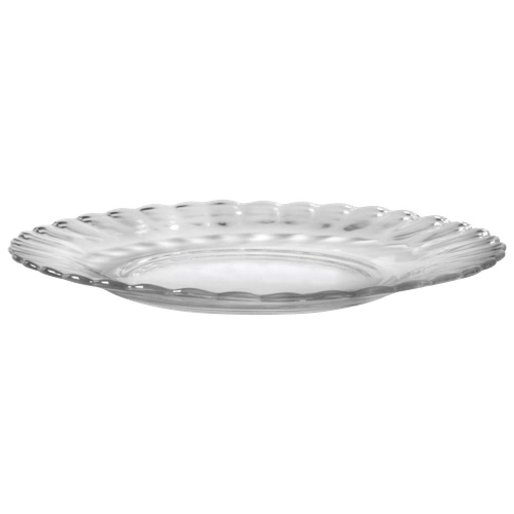 Duralex Paris 9.1" Glass Dinner Plate - Set of 6 - Clear