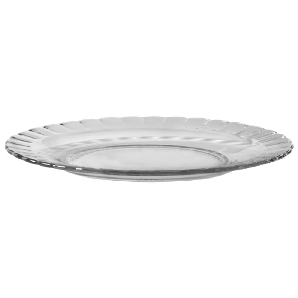 Duralex Paris 8.1" Glass Dessert Plate - Set of 6 - Clear