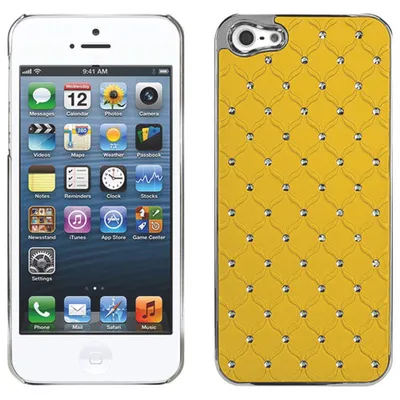 Cellet Lux Diamond Proguard iPhone 5/5s Hard Shell Case - Yellow