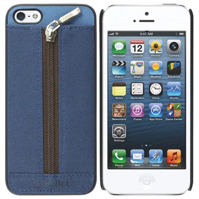 Cellet Zipper iPhone 5/5s Soft Shell Case