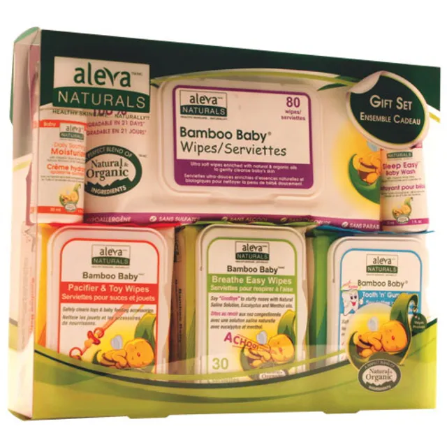 Bamboo Baby Pacifier 'n' Toy Wipes - Aleva Naturals