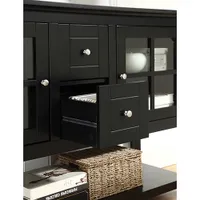 Winmoor Home Transitional Console Buffet - Black