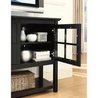 Winmoor Home Transitional Console Buffet - Black