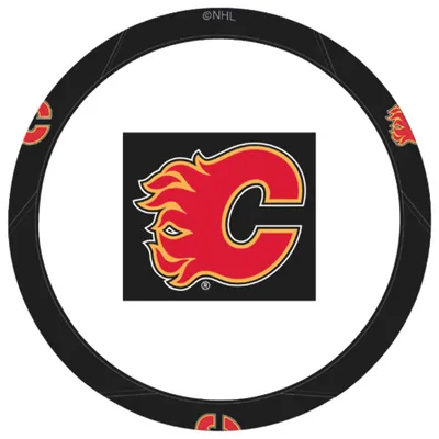 Northwest Company 14.5" to 15.5" Steering Wheel Cover (NWSWCHCF) - Calgary Flames